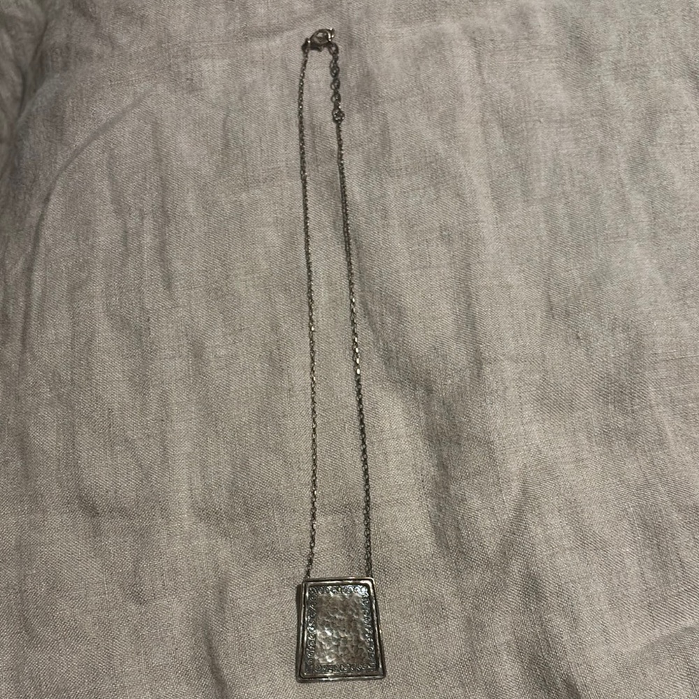 Shablool didae 925 sterling silver square pendant necklace